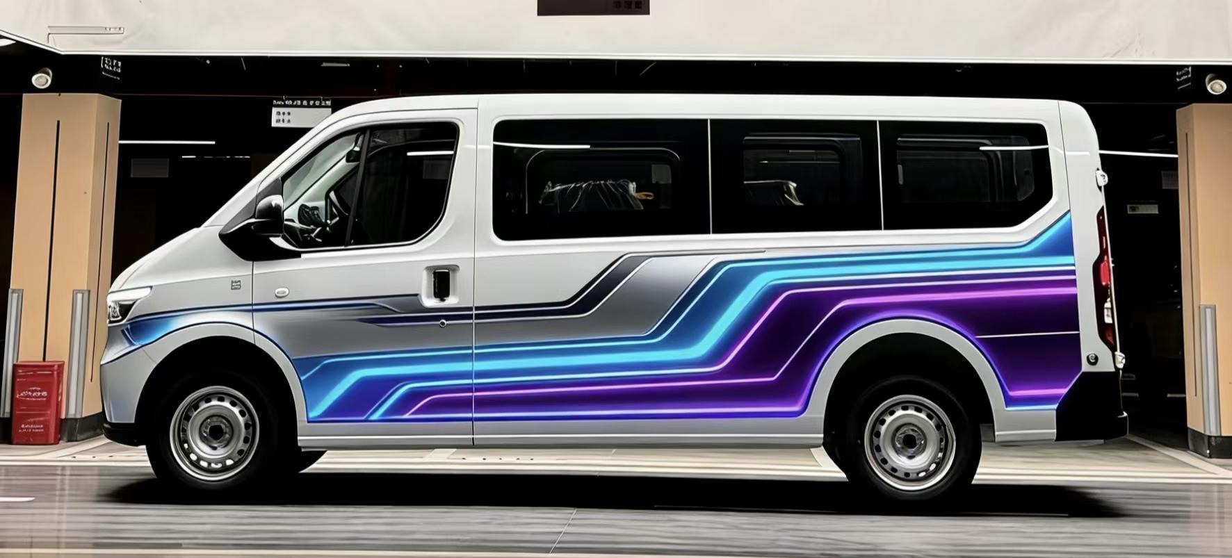 E福顺盲窗版77kWh 中轴低顶3.2吨展示图2